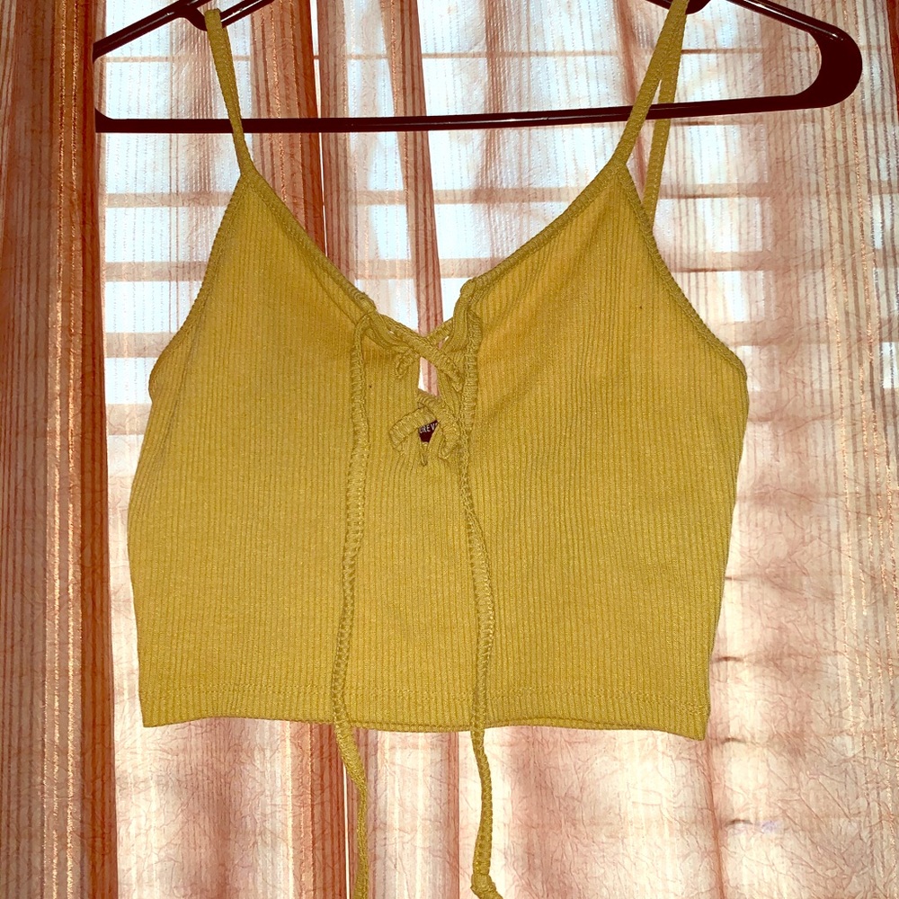 Forever 21 Lace up Tank Top